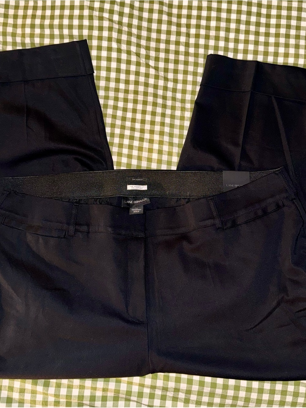 Lane Bryant The Ashley Size 24 Black Cropped Dress Pants